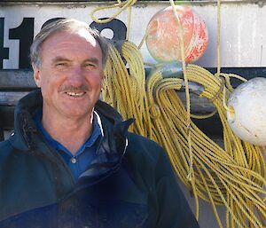 Seabird ecologist Dr Graham Robertson