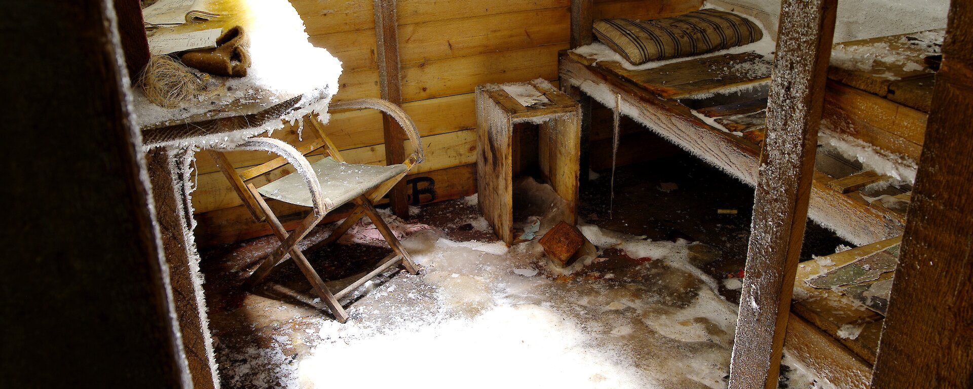 Sir Douglas Mawson’s room in the Hut