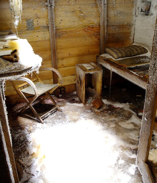 Sir Douglas Mawson’s room in the Hut