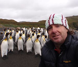 The winter Davis Station Leader Jason Ahrens