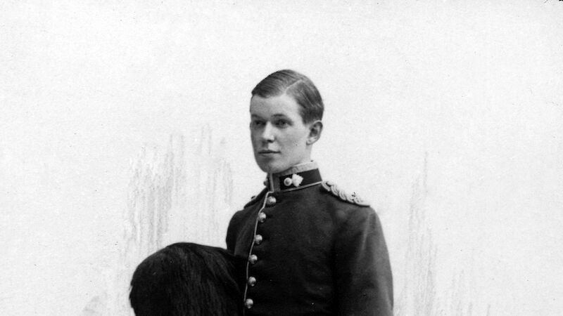 Portrait of Ninnis in the Royal Fusiliers uniform.
