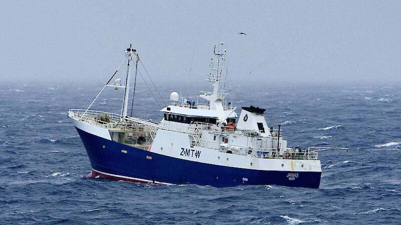 F.V. Janas in the Southern Ocean