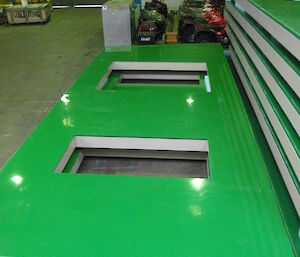 The fibre-composite panels at the Antarctic Division in Kingston