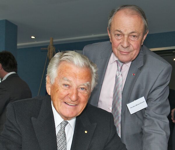 Bob Hawke and Michel Rocard