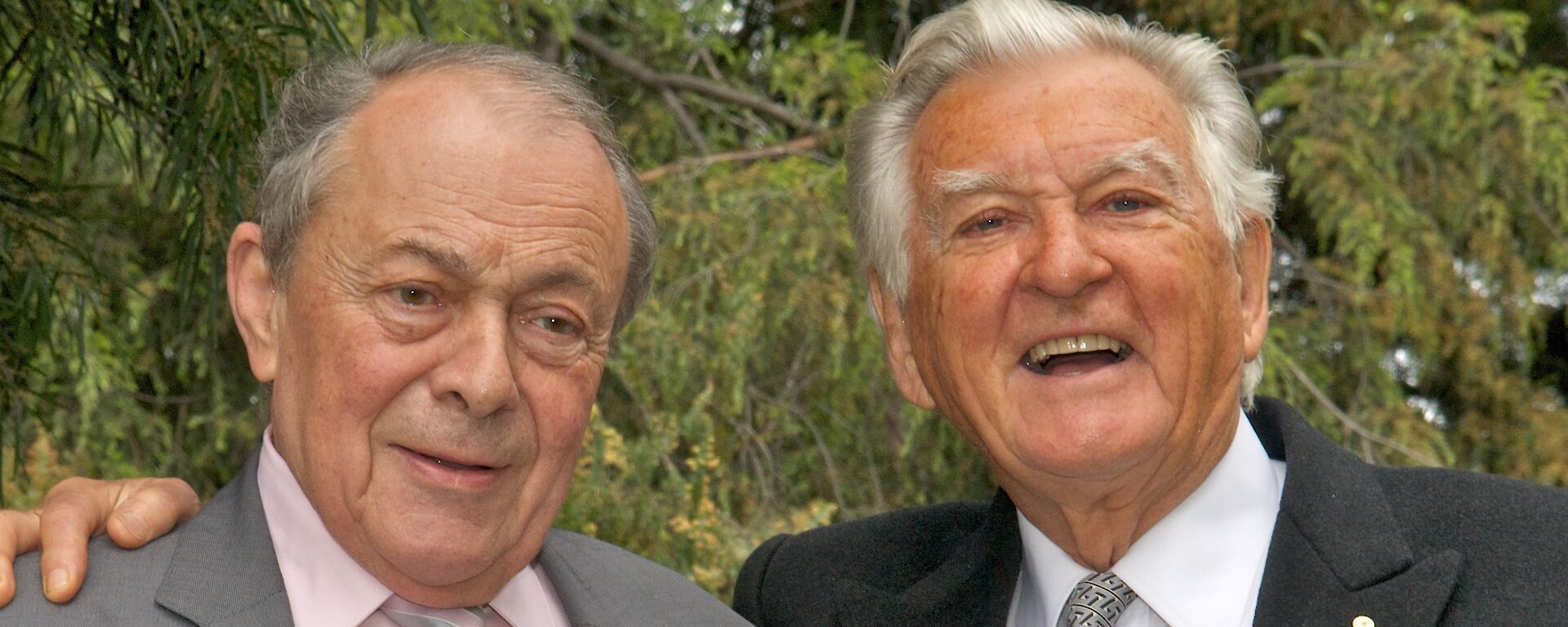 Michel Rocard and Bob Hawke