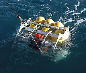 Camera being deployed in Southern Ocean