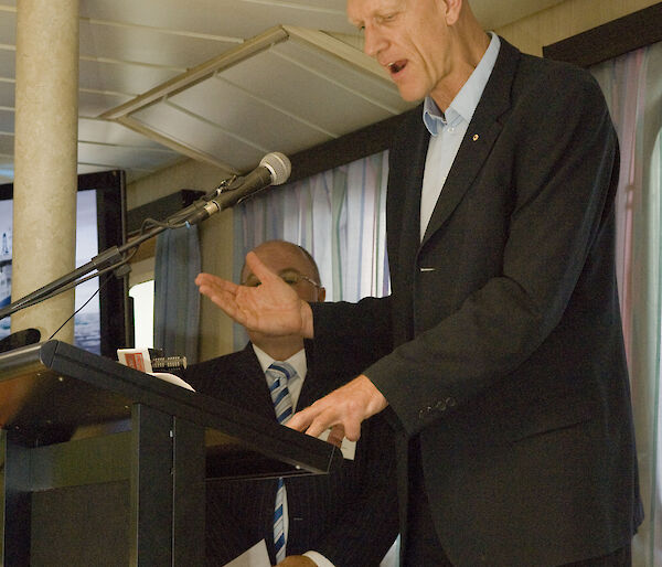 Australian Minister for the Environment Peter Garrett