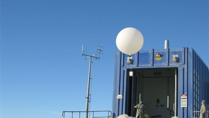 Ozone sonde release