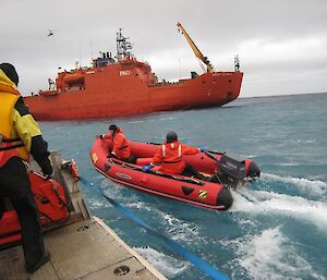 Aurora Australis resupply operation