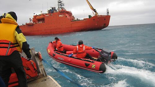 Aurora Australis resupply operation