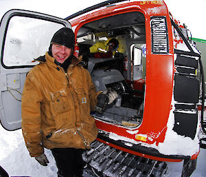 Winter expeditioners at Law Dome, Antarctica