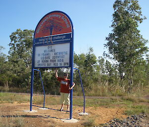 Ice core analyst Barbara Frankel journeyed to the Northern Territory