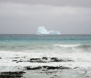 Iceberg at Buckles Bay on the east side of the island