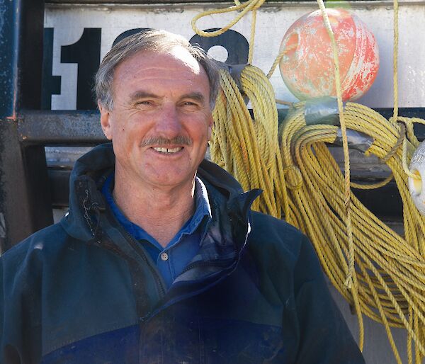 Seabird ecologist Dr Graham Robertson