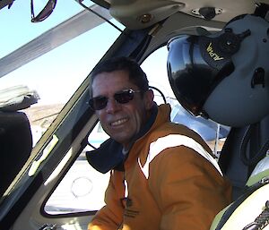 David Pullinger at work in Antarctica