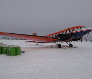 Polar 5 at Plough Island skiway