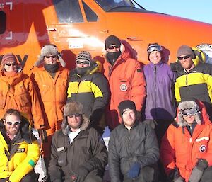 The AGAP N team. Back from left, Cat, Doug, Sharon, Scott, Ian, Eric. Front from left, Carl, Kyle, Tom, Fausto.