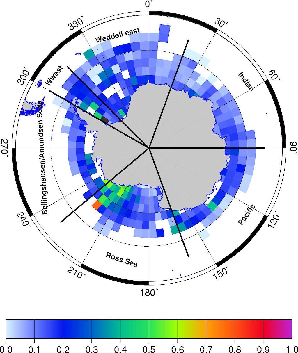 First Antarctic circumpolar map of sea ice thickness — Australian Antarctic Program (News 2008)