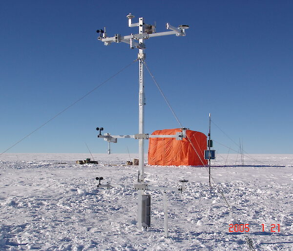 Dome-A automatic weather station
