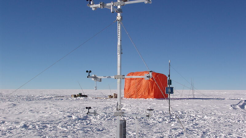 Dome-A automatic weather station