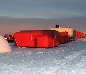 Facilities at Wilkins Runway, Antarctica