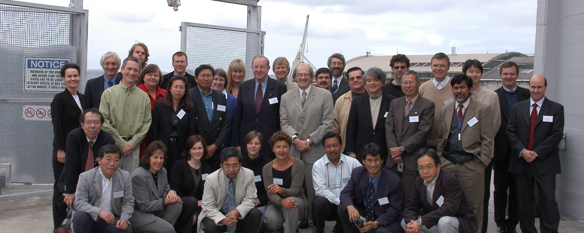 Group of people from the International Antarctic Institute