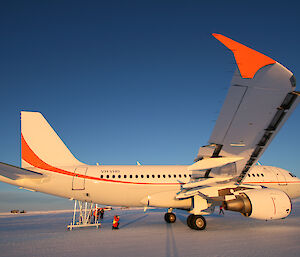 A319 in Antarctica