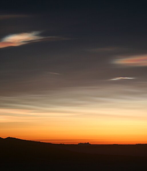 Nacreous Clouds at Mawson station