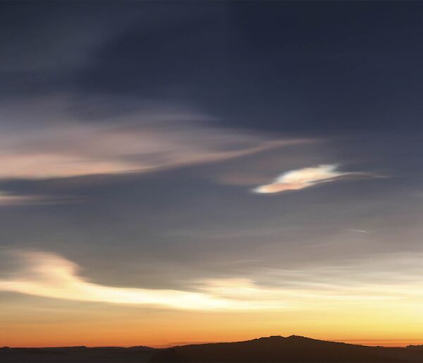 Nacreous Clouds at Mawson station