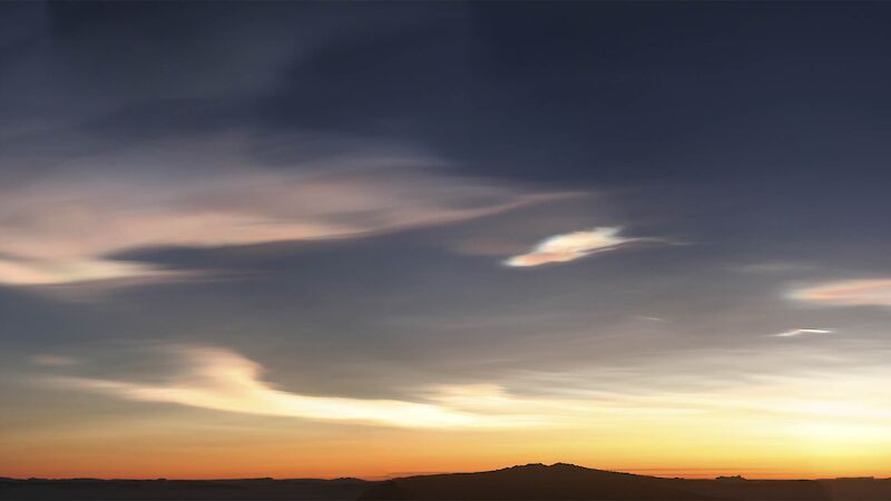 Nacreous Clouds at Mawson station