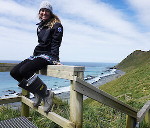 Former Macquarie Island Station Leader, Jacque Comery