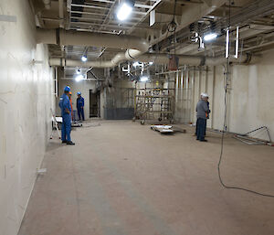 The 92.1 square metre dry provision food store on deck 3.