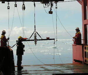 Trawling for Antarctic krill off Australia’s icebreaker Aurora Australis
