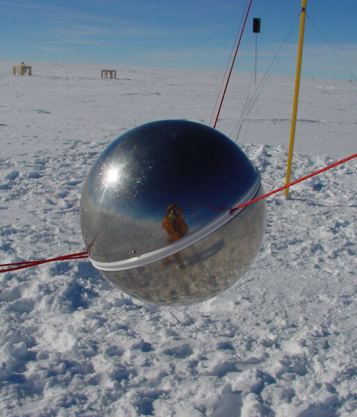 Air earth current meter ball