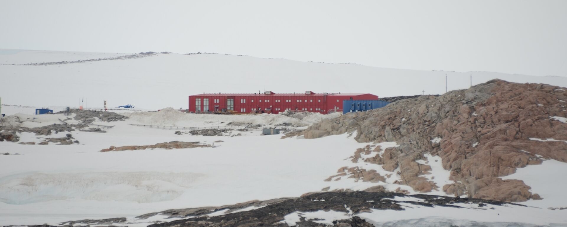 Red Shed from the ship