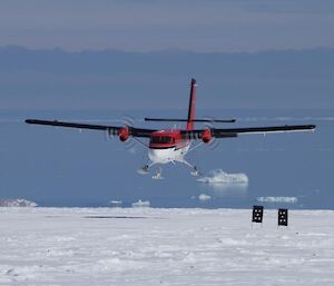 Twin Otter aircraft landing