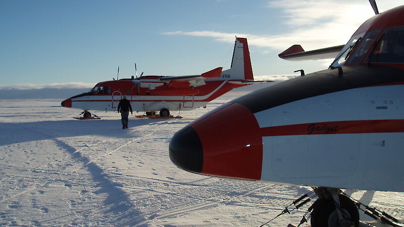 Two CASA 212 planes