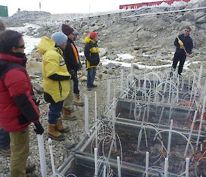 Touring of the experiment site