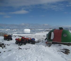 Peterson Melon hut still standing