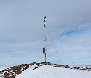 AWS standing at Haupt Nunatak