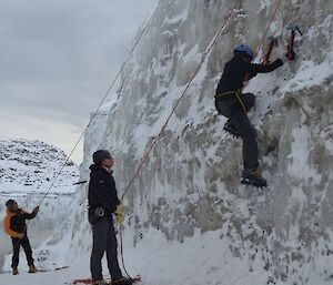 Ice climbing