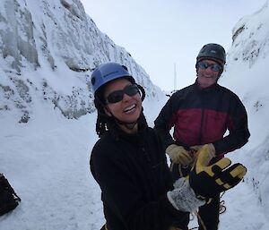 Ice climbing