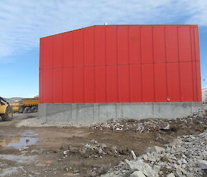 East Wing bulk excavation in progress