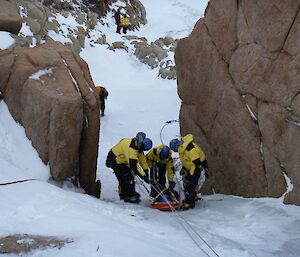 Retrieving the patient