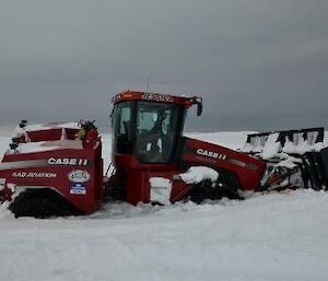 Case tractor stuck