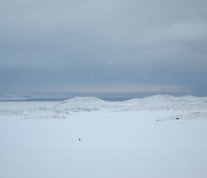 Gav cuts a lonely figure working his way up Heartbreak Hill