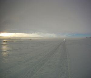 Clouds at Casey in the distance