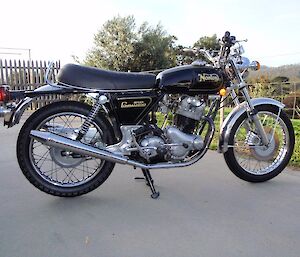 Norton Commando motorcycle, back in Australia