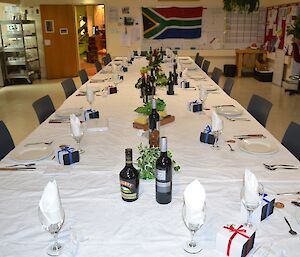 Midwinter table set for the feast