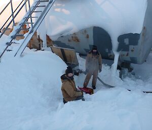 Setting up the fuel pump at Casey